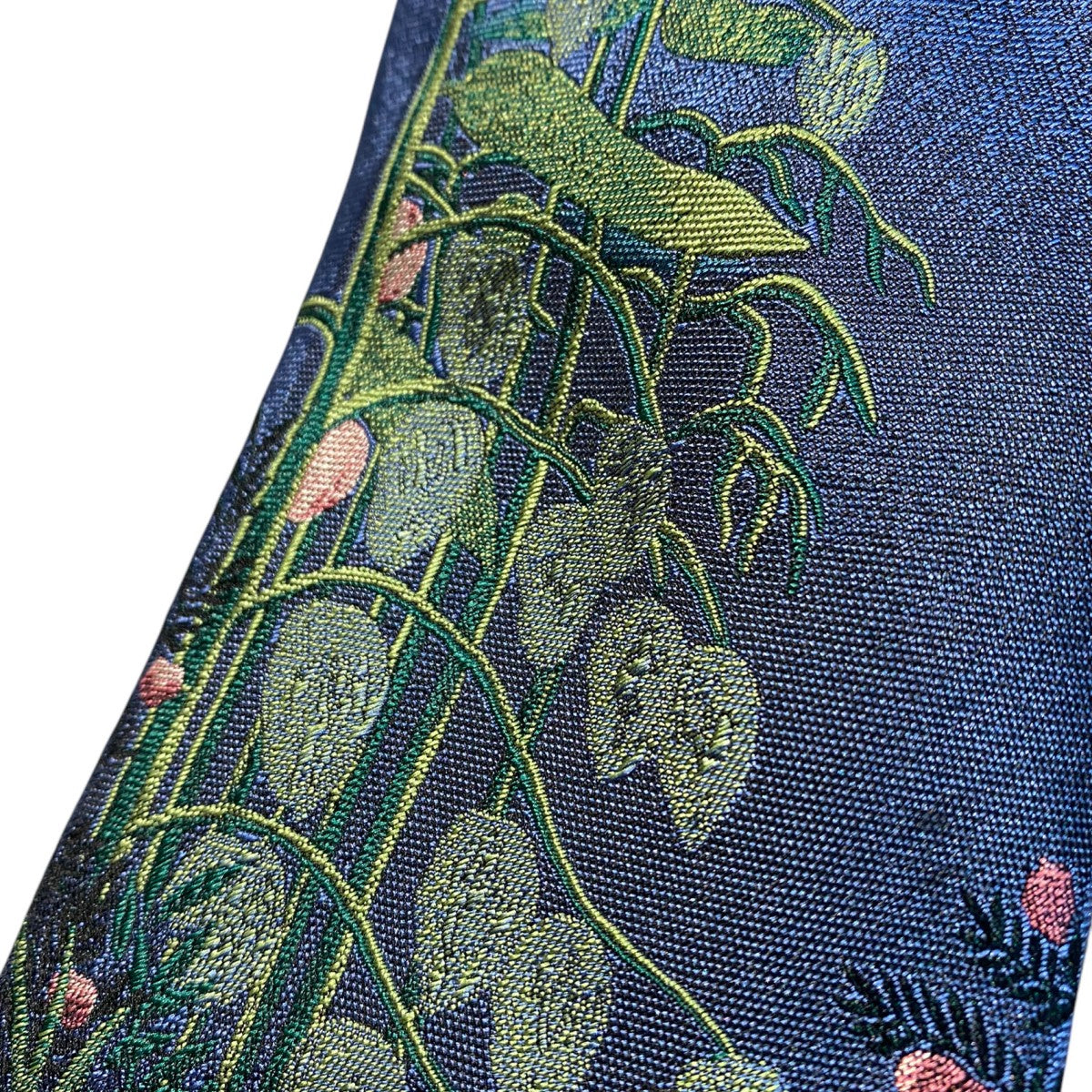 ETRO(エトロ) Botanical Print Silk Tieタイガートラ刺繍シルク