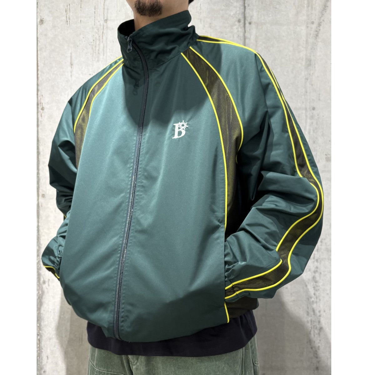 BoTT(ボット) 25SSMesh Panel Track Jacketメッシュ切替トラック