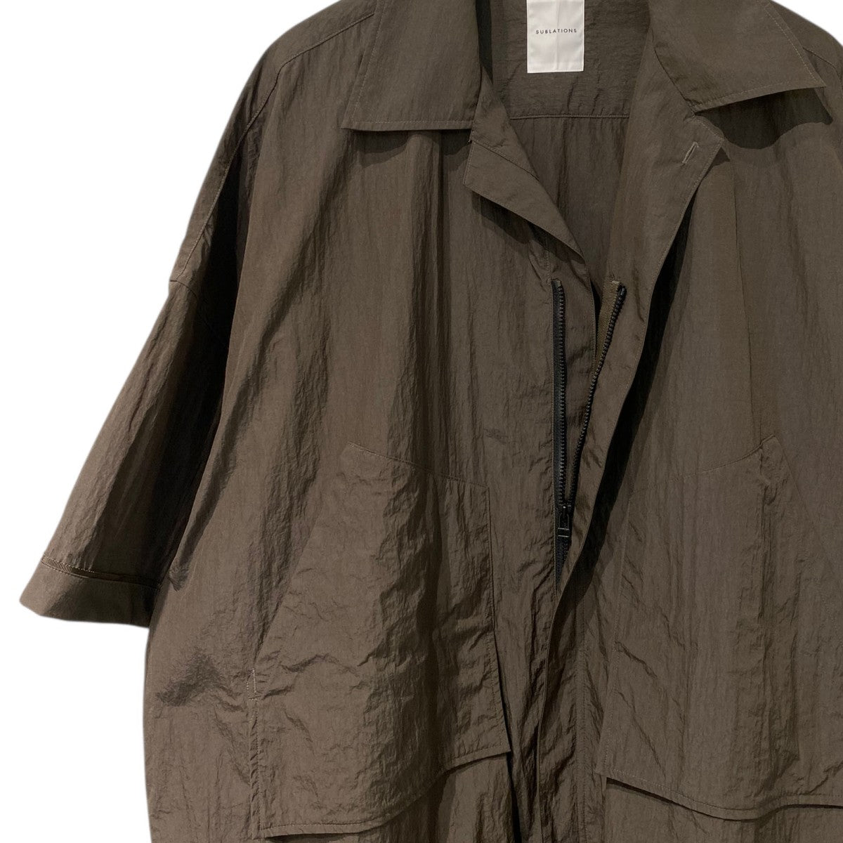 SUBLATIONS(サブレーション) 25SSWasher Nylon Half Sleeve Hunting