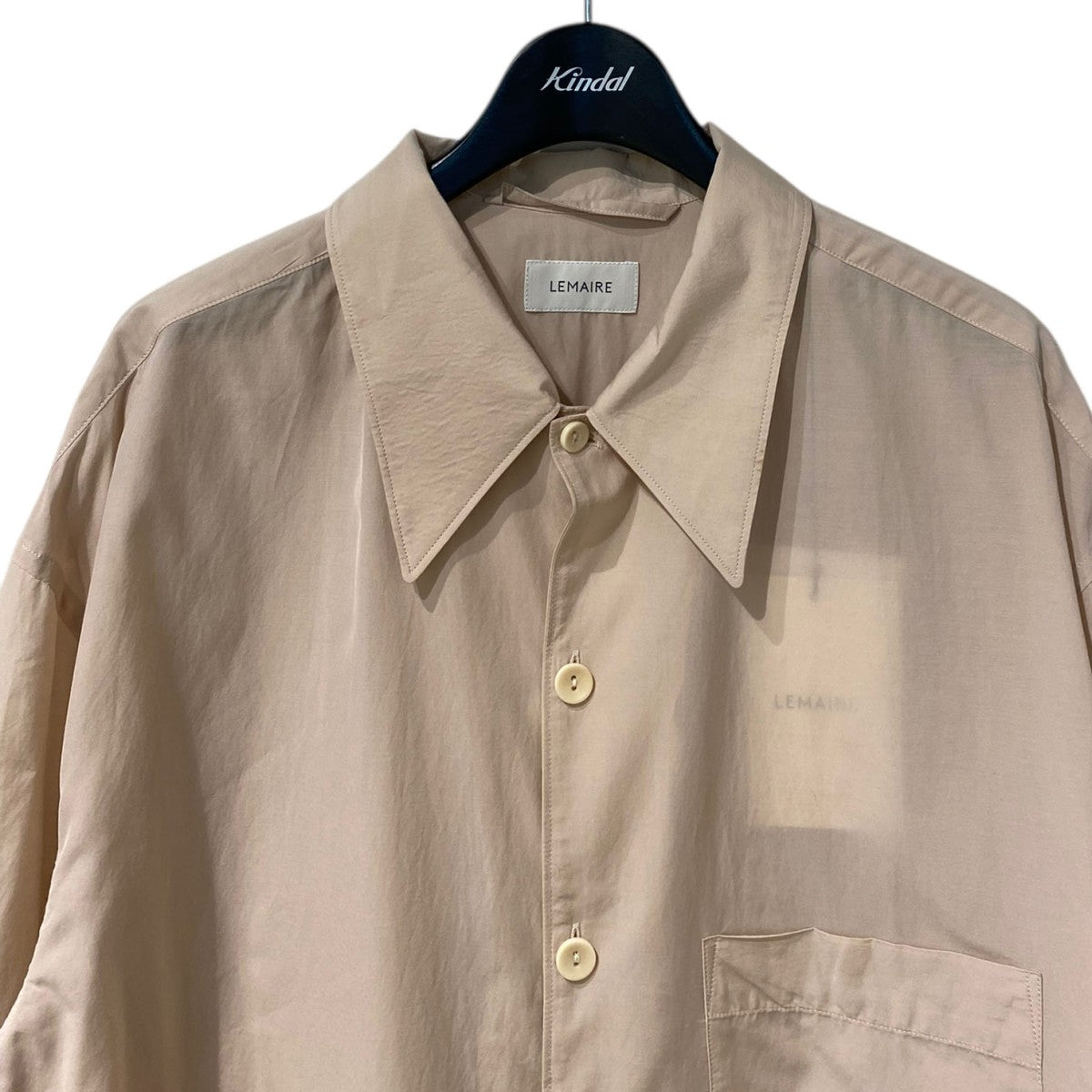 LEMAIRE(ルメール) Washed Cotton Poplin Convertible Collar