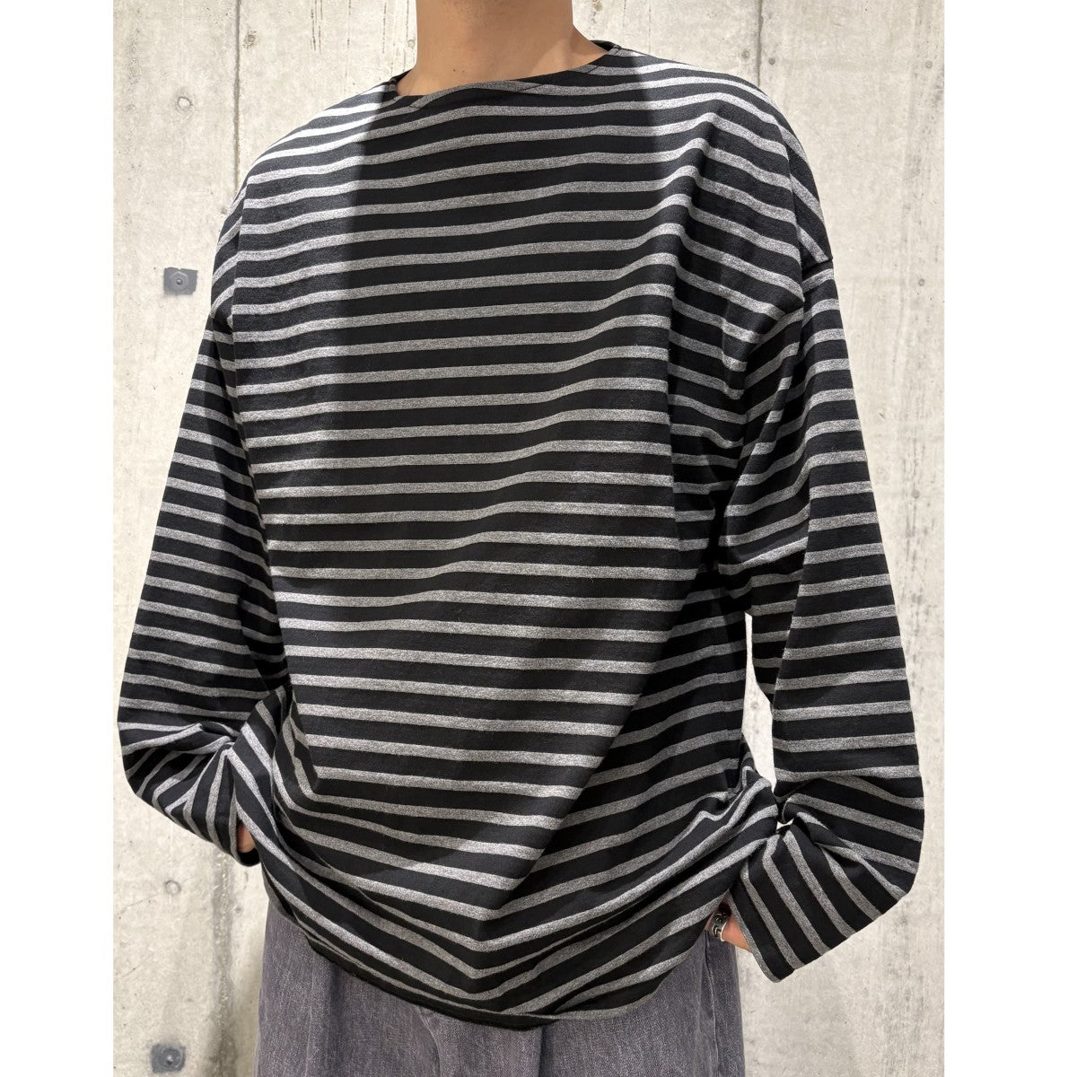 marka(マーカ) Organic Cotton 30／／2 Knit Basque Shirt