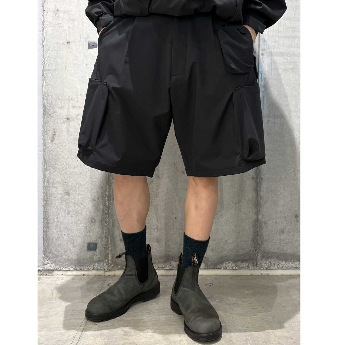 pry シュウト サルエルショーツ 黒サイズ2 新品未使用 GOOPiMADE(グーピーメイド) 25SSP-M2 Concept Utility Cargo