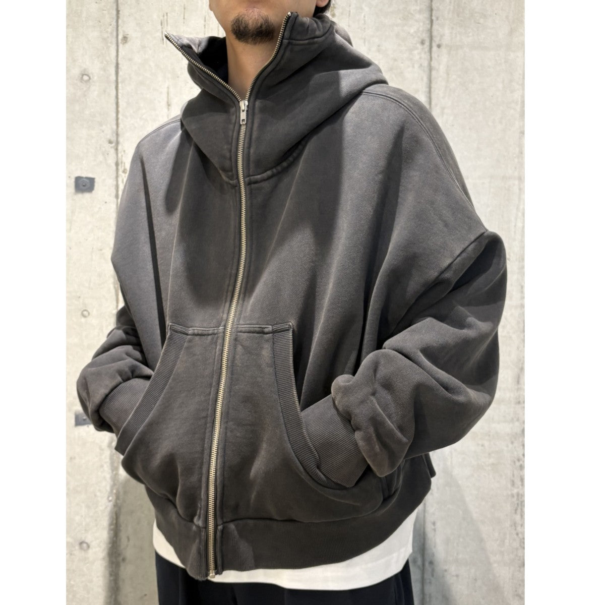 ENTIRE STUDIOS(エンタイアスタジオ) ES2106 FULL ZIP／WASH