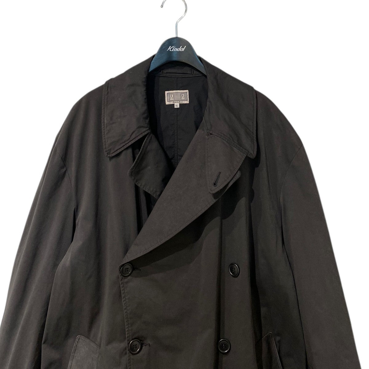 ダッフル中綿コート【シーバイクロエ】クリーニング済 HYKE（ハイク）ダッフルコート 黒 サイズ:2(M位) レディース