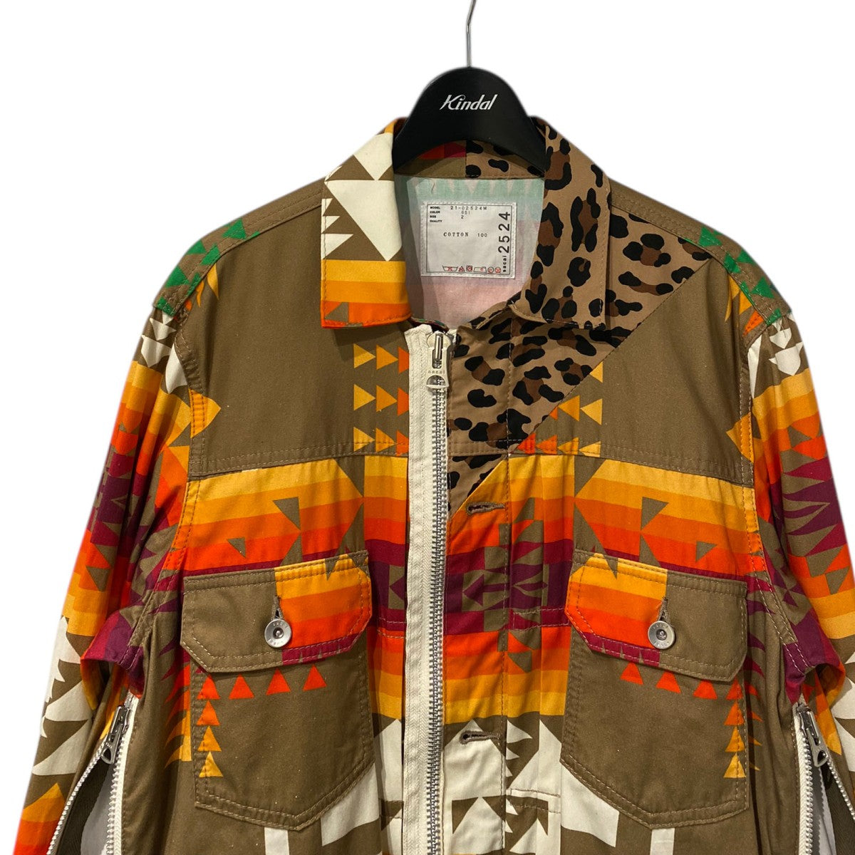SACAI PENDLETON(サカイ ペンドルトン) 21SSArchive Print Mix
