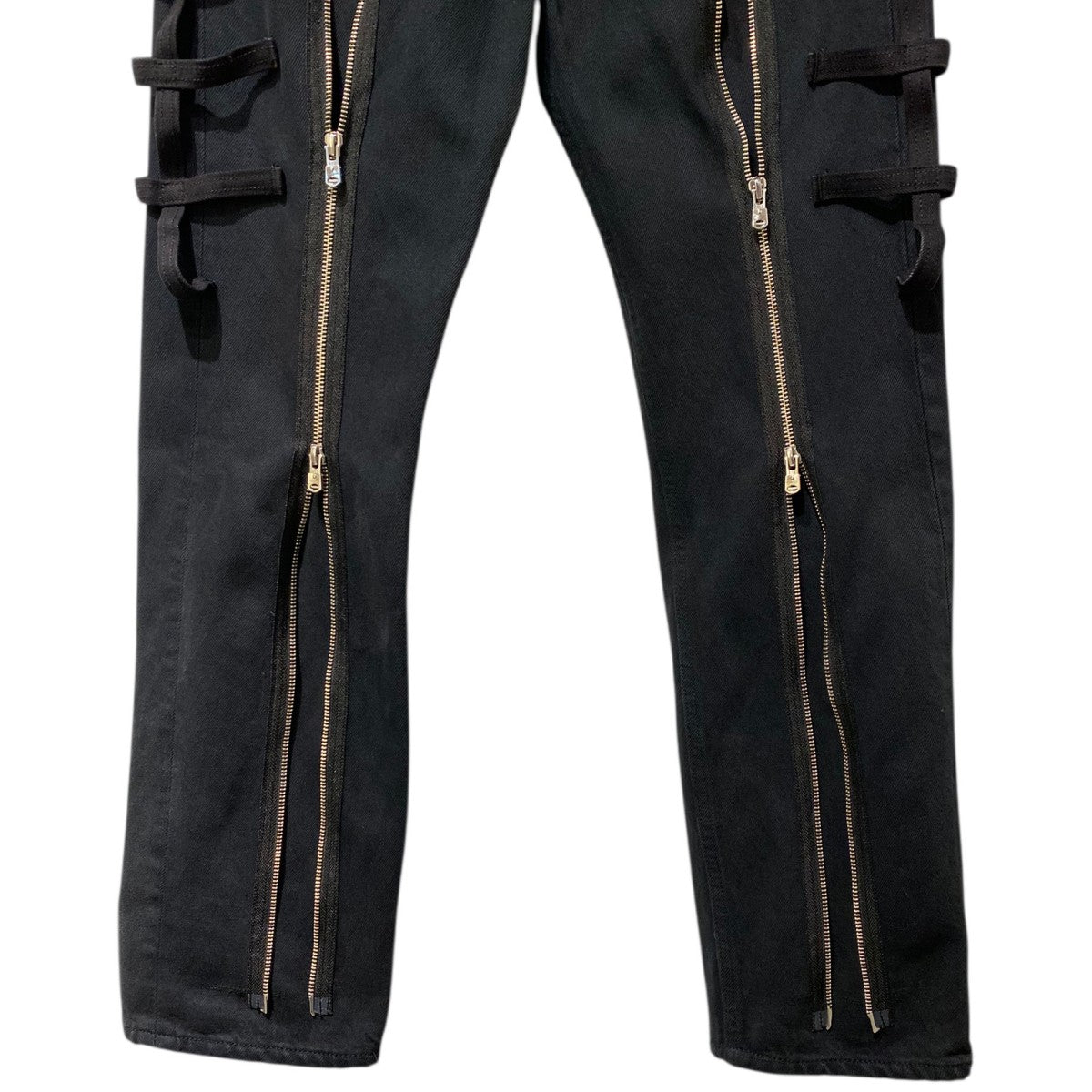 soloist Levi's501リメイクデニム　ボンテージ　ブラック soloist Levi's501リメイクデニムボンテージブラック