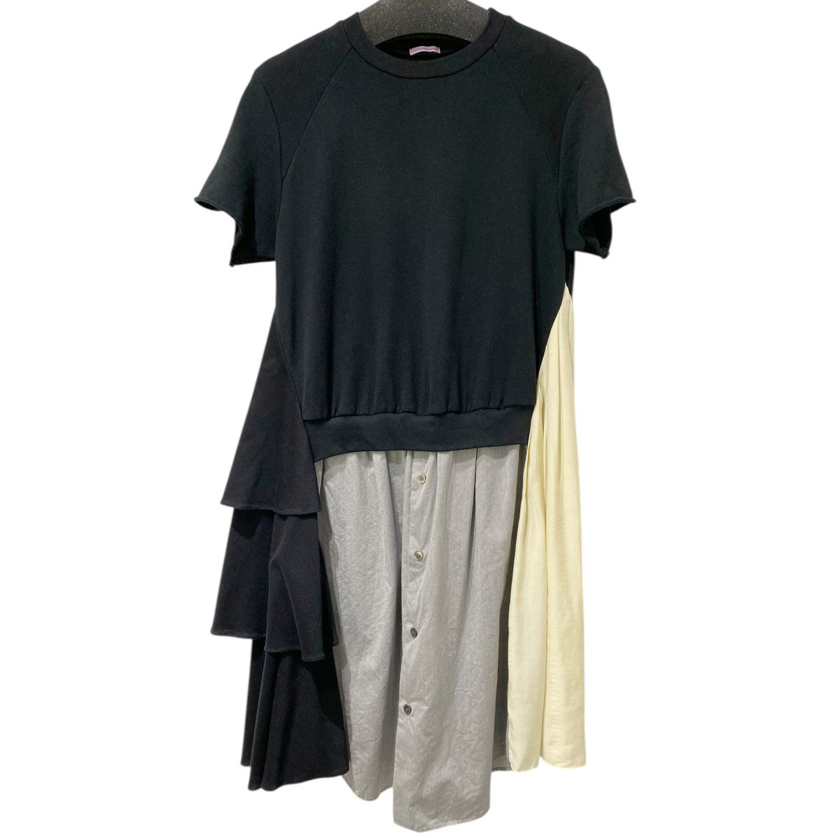 Sue UNDERCOVER スウェットシャツドッキングワンピース S・Mサイズ展開】ロゴシアードッキングスウェットワンピース