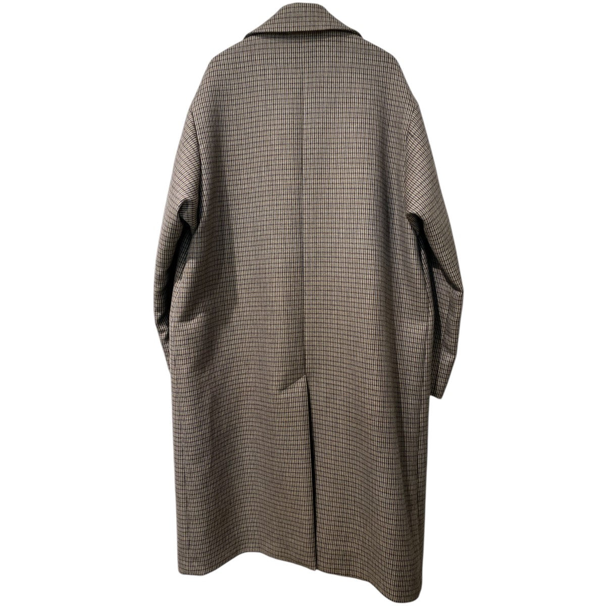 AURALEE(オーラリー) 19AWDOUBLE FACE CHECK SOUTIEN COLLAR COAT