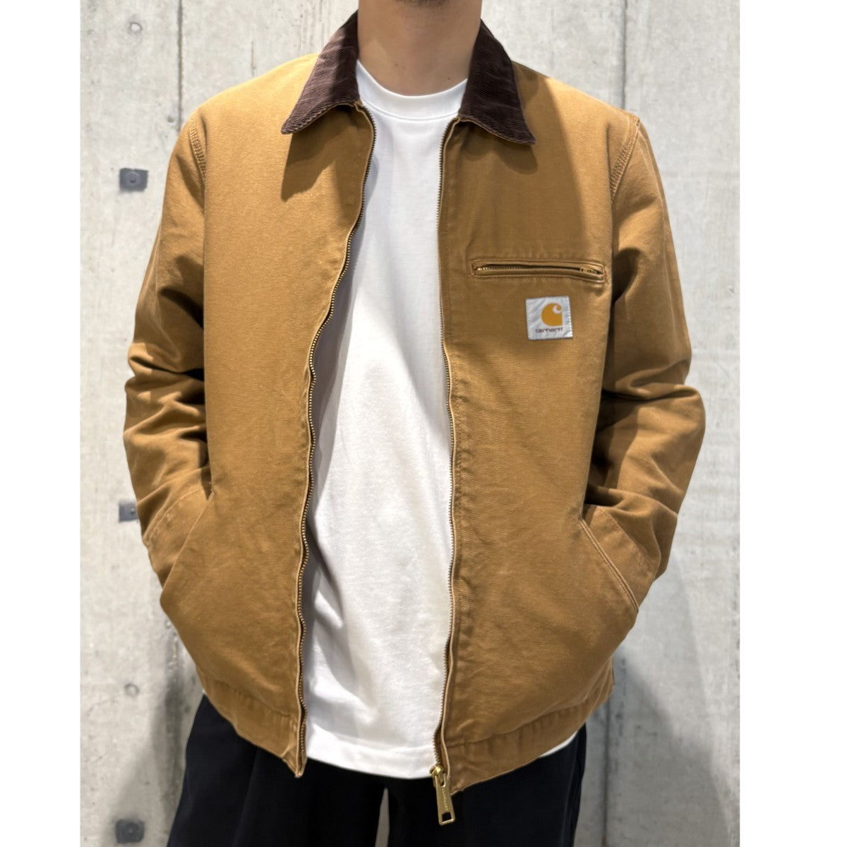 カーハート　carhartt wip デトロイトジャケット　ハミルトンブラウン Carhartt カーハート ジャケット Detroit Jacket HamiltonBrown