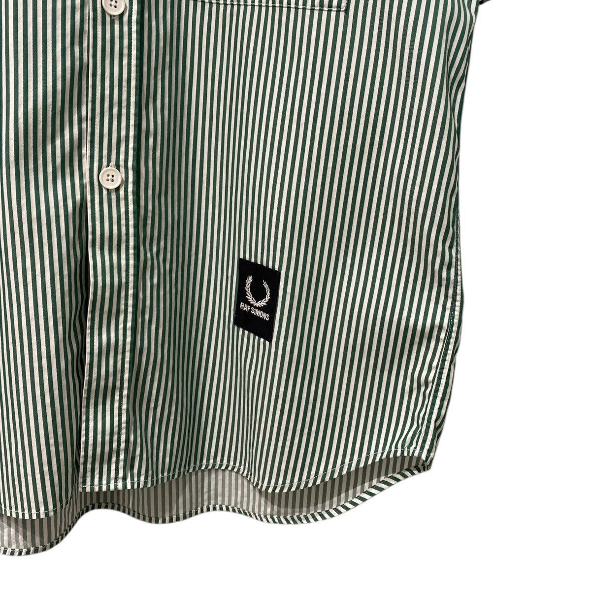 RAF SIMONS × FRED PERRY 半袖シャツ M RAF SIMONS FRED PERRY(ラフシモンズ フレッドペリー) Fitted