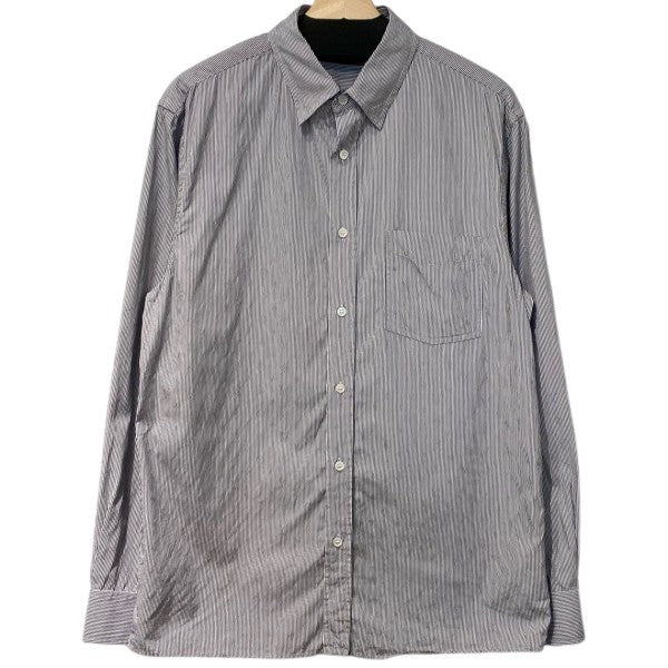 LOUIS VUITTON(ルイヴィトン) モノグラム織柄ピンストライプシャツ