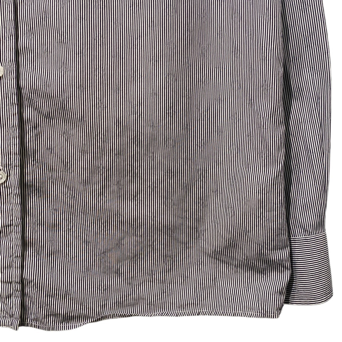 LOUIS VUITTON(ルイヴィトン) モノグラム織柄ピンストライプシャツ