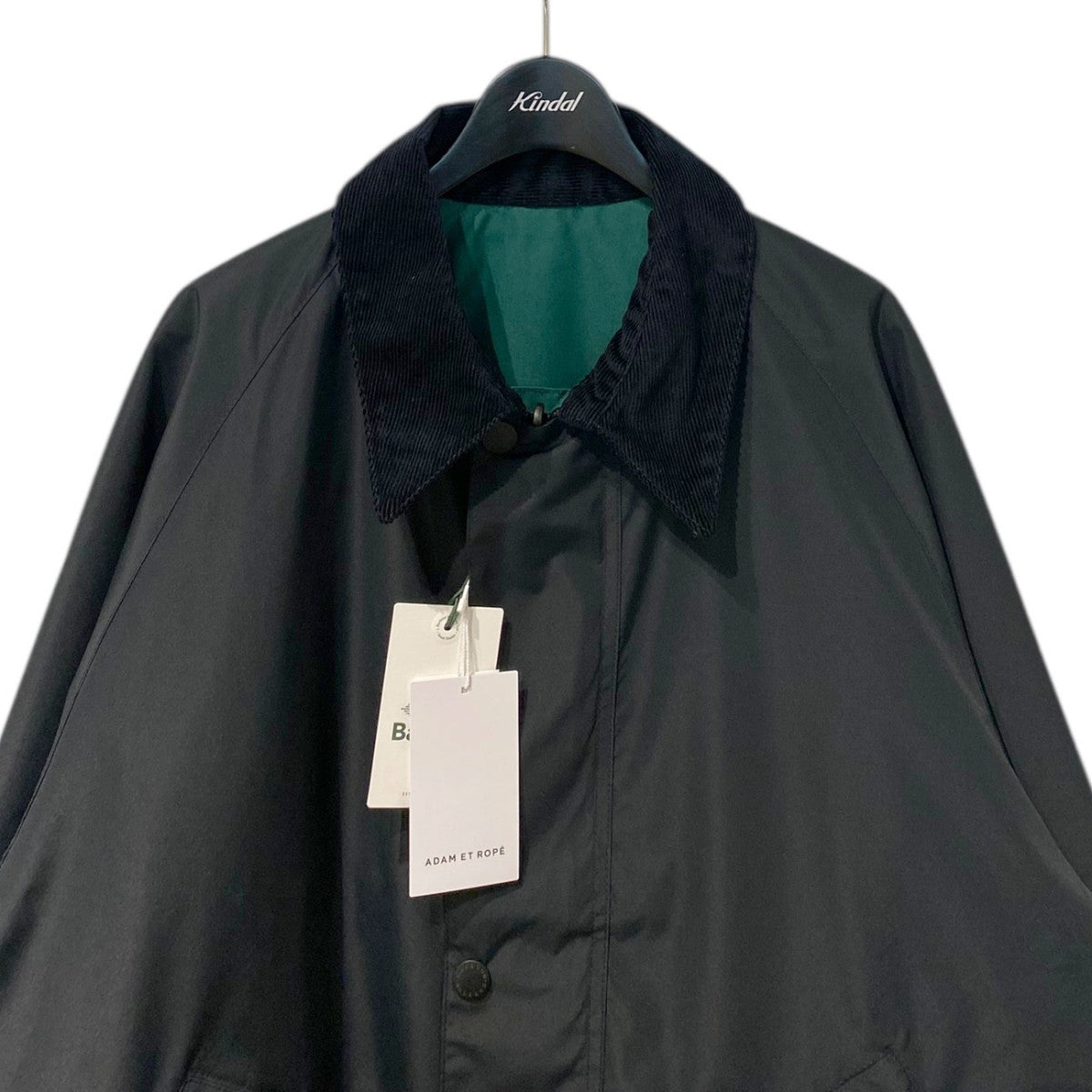 ADAM ET ROPE x BARBOUR TRANSPORTリバーシブル アダム エ ロペ ADAM ET ROPE' 《別注》【BARBOUR/バブアー