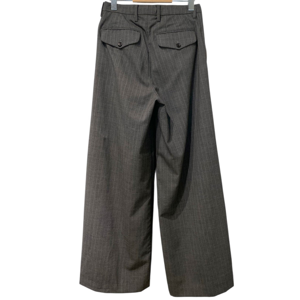 MASU 22AWFuture Wide Trousersワイドスラックスパンツ 古着・中古-3枚目のアイテム画像