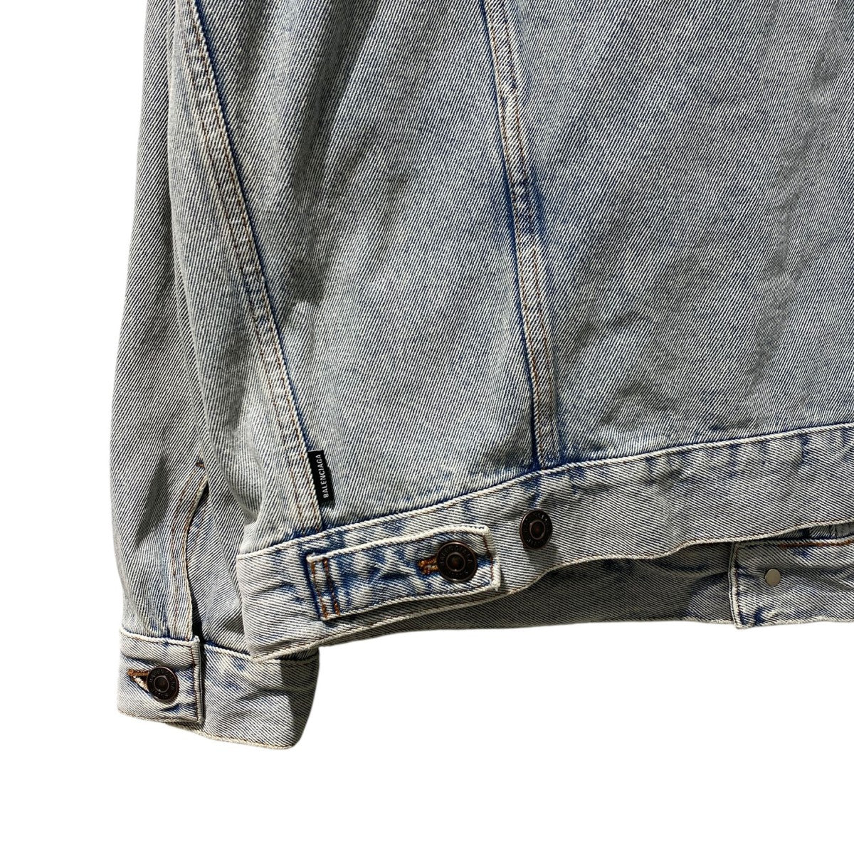 BALENCIAGA(バレンシアガ) 557351 Back Logo Crush Denim Jacketバック