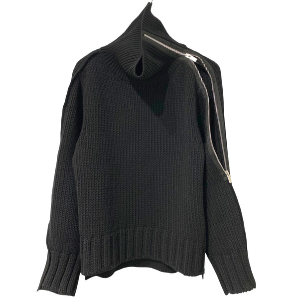 sacai(サカイ) 20-05234 wzip knit pulloverダブルジップ切替ニット