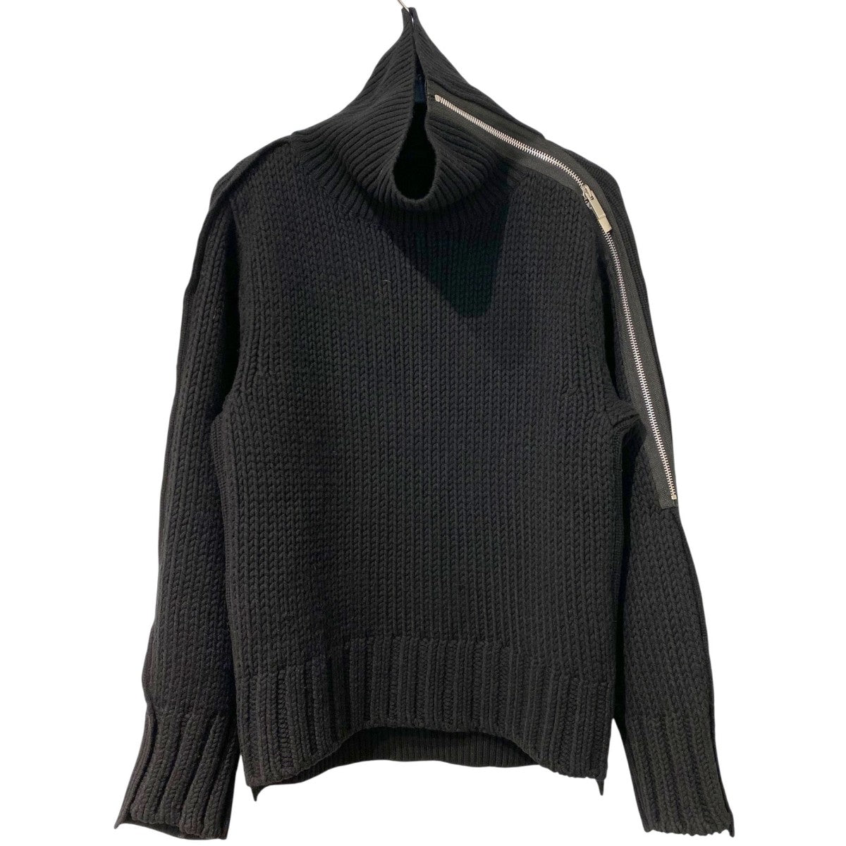 sacai(サカイ) 20-05234 wzip knit pulloverダブルジップ切替ニット
