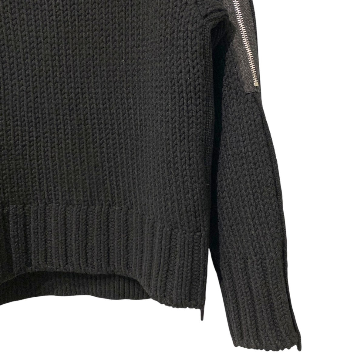 sacai(サカイ) 20-05234 wzip knit pulloverダブルジップ切替ニット