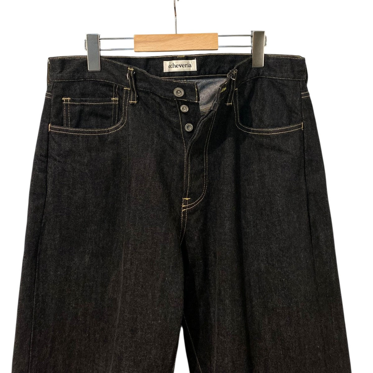 echeveria(エケベリア) 25SSwashed 5p denim pantsウォッシュド加工