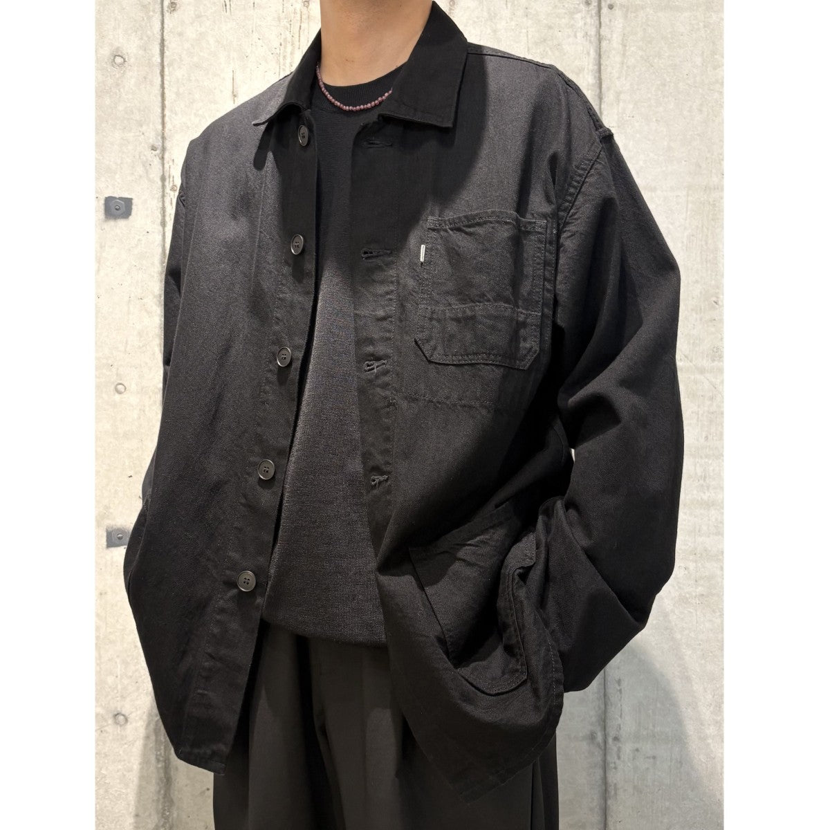 OVY Euro Work Black Denim Jacket 大藤氏 OVY Euro Work Black Denim Jacket 大藤氏