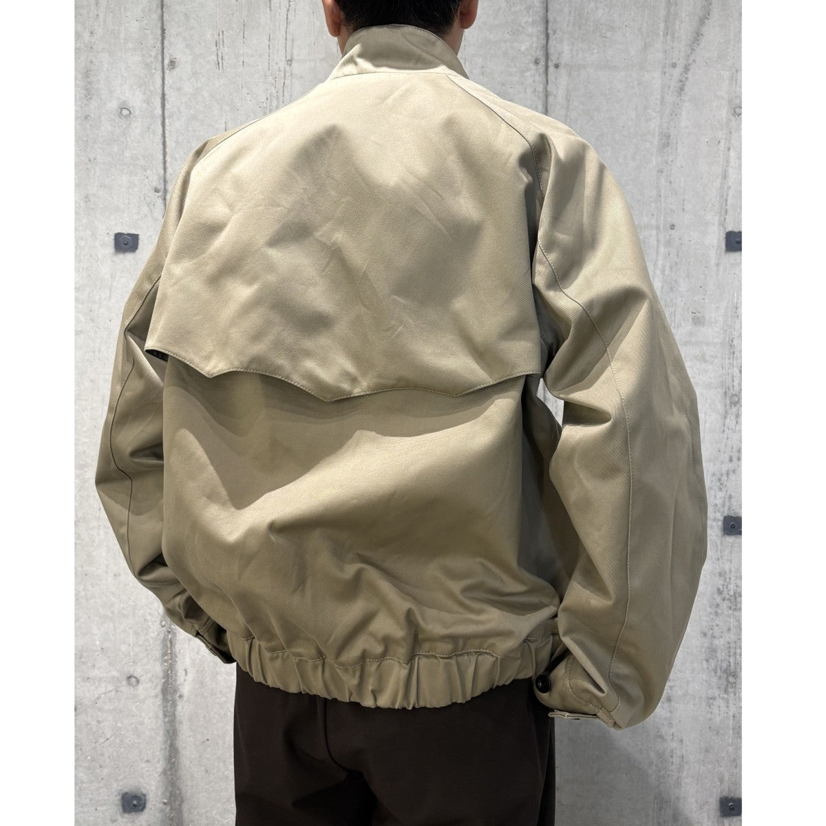 25SSCotton Chino JacketスイングトップZIPジャケット25-03603M