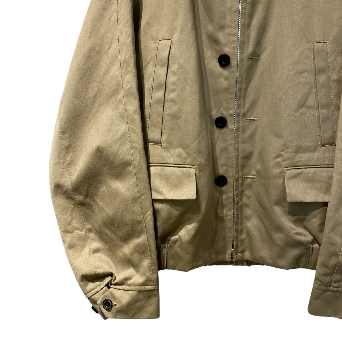 25SSCotton Chino JacketスイングトップZIPジャケット25-03603M