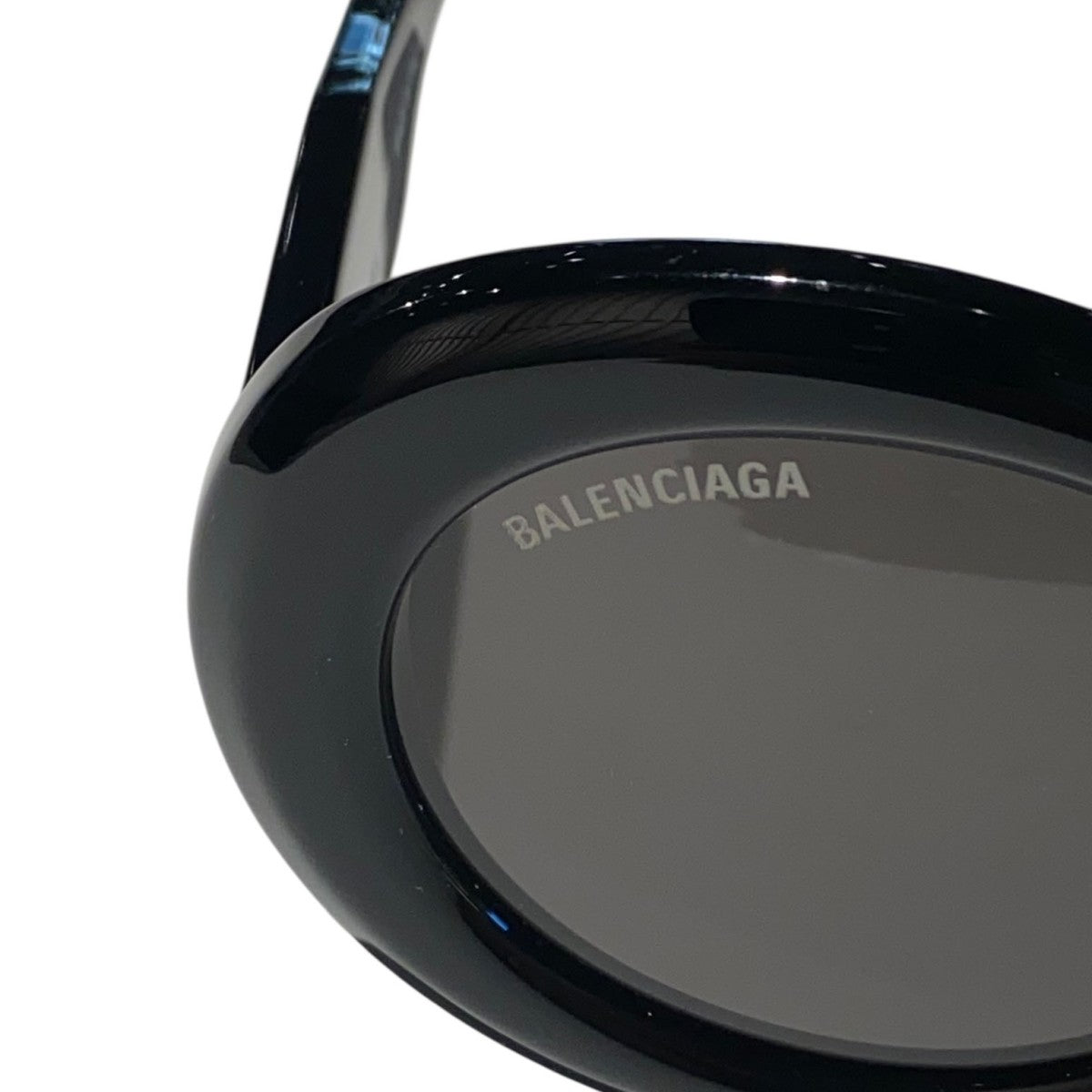 【美品✨】BALENCIAGA ブラック サングラス サイドロゴ BALENCIAGA(バレンシアガ) サイドロゴサングラス眼鏡BB0074S