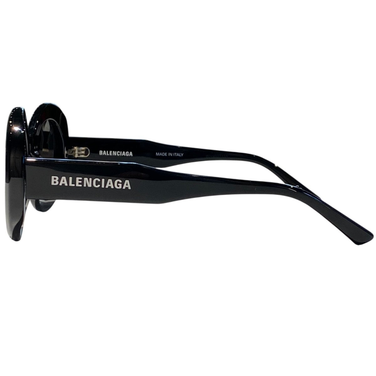 【美品✨】BALENCIAGA ブラック サングラス サイドロゴ BALENCIAGA(バレンシアガ) サイドロゴサングラス眼鏡BB0074S
