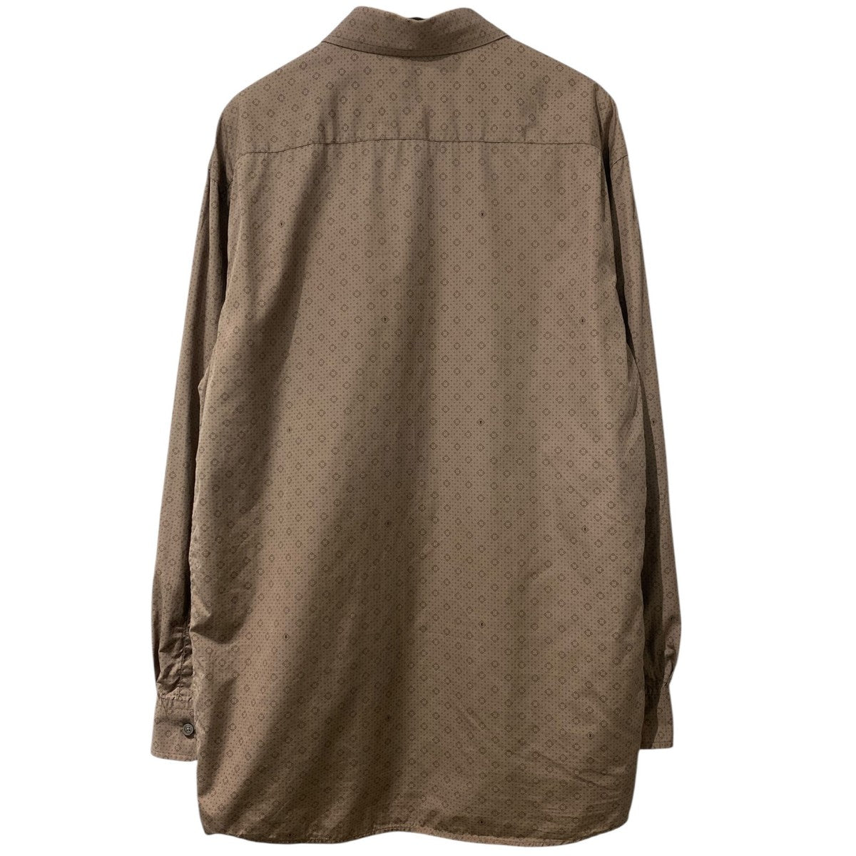 LOUIS VUITTON(ルイヴィトン) 総柄LVロゴシャツ ブラウン サイズ