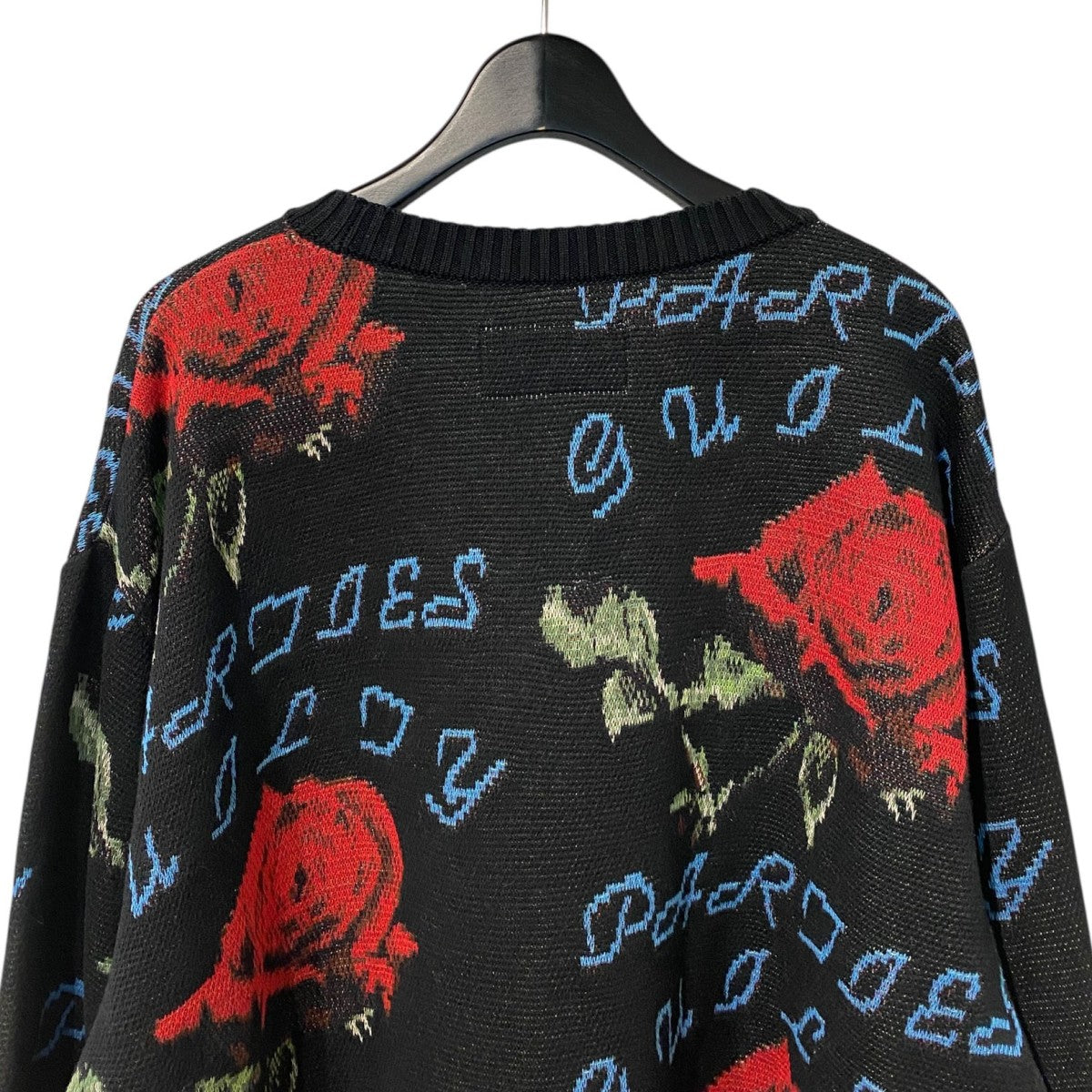 ワコマリア　rose jacquard sweater WACKO MARIA(ワコマリア) 22AWif Jacquard Sweater ROSEローズ総