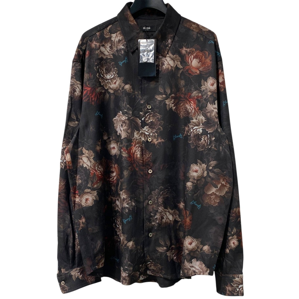 24SS glamb エデンシャツ Ｌ glamb(グラム)】Band Collar Eden Shirt バンドカラーエデン