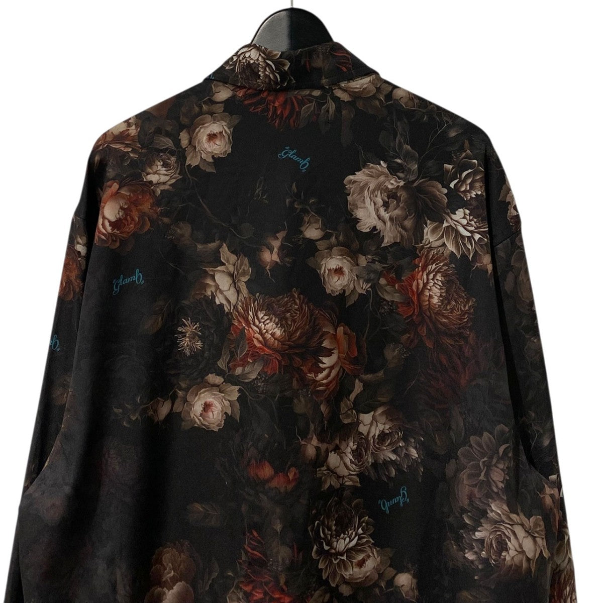 glamb(グラム) 24SSEden Shirtフラワー花総柄ストレッチシャツ
