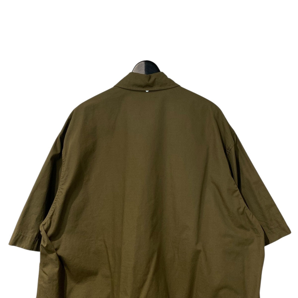 OAMC 24SSSally Short Sleeve Shirt RIPSTOPリップストップ裾ドローコードTECHテックオーバーサイズ半袖シャツジャケット 古着・中古-8枚目のアイテム画像