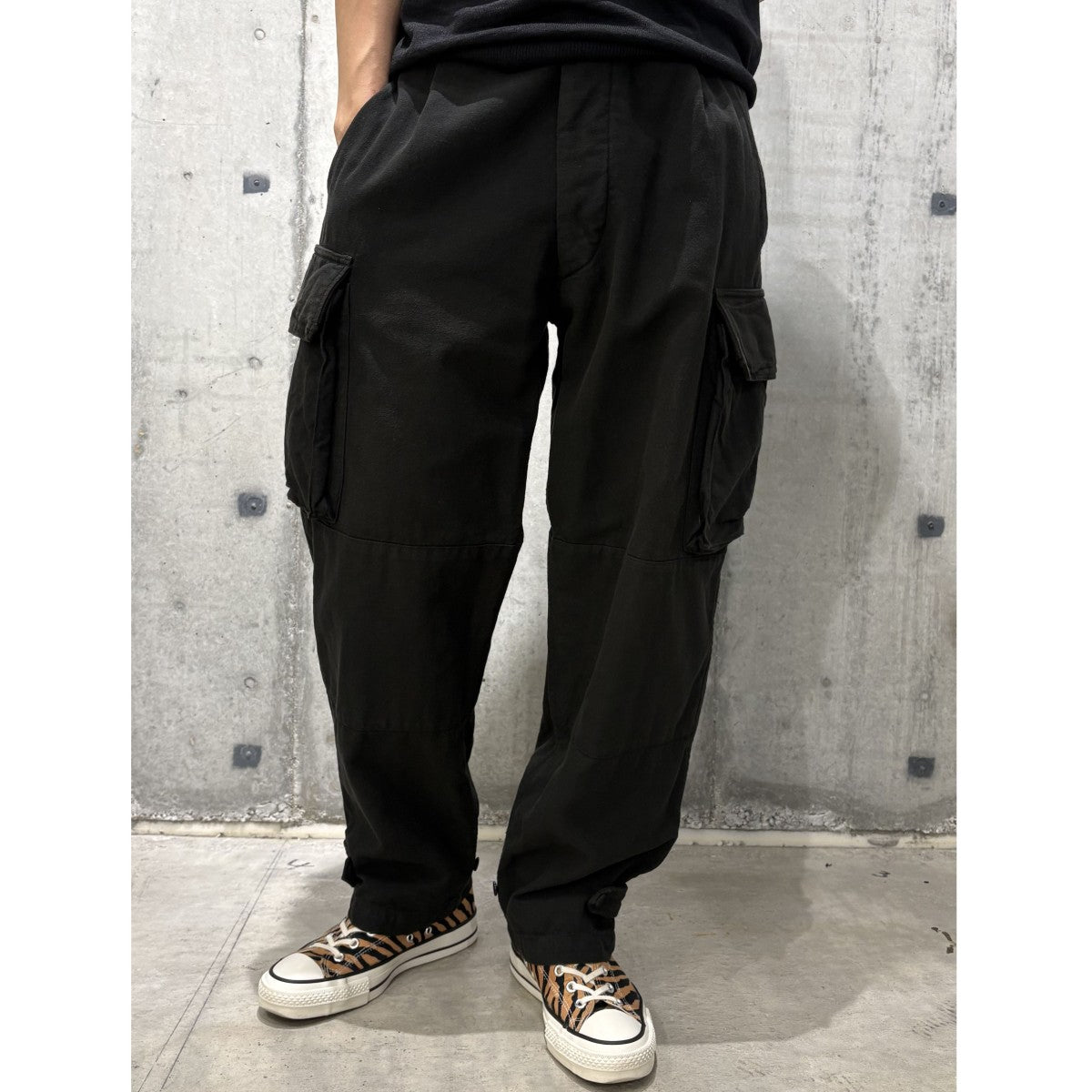 【25ss 美品】サイズ2 comoli コモリ　ブラックドリル6Pパンツ COMOLI】”SS25 COLLECTION” -6th DELIVERY- | MAIDENS SHOP