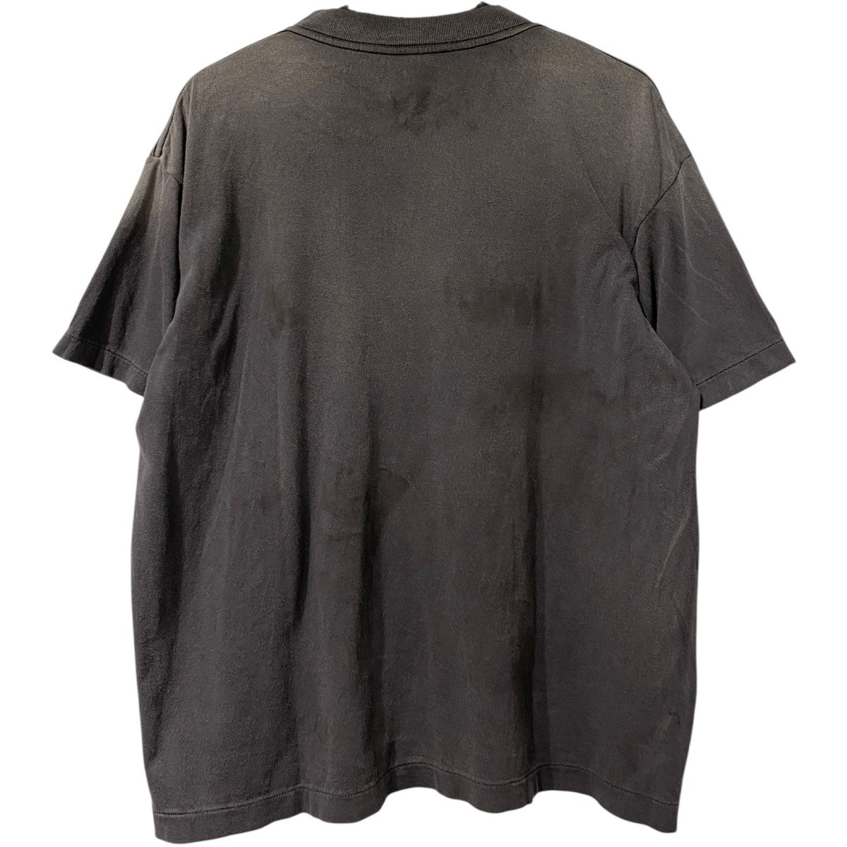 SAINT MICHAEL 25AWMULATED SS TEE USEDダメージ加工Tシャツ 古着・中古-2枚目のアイテム画像