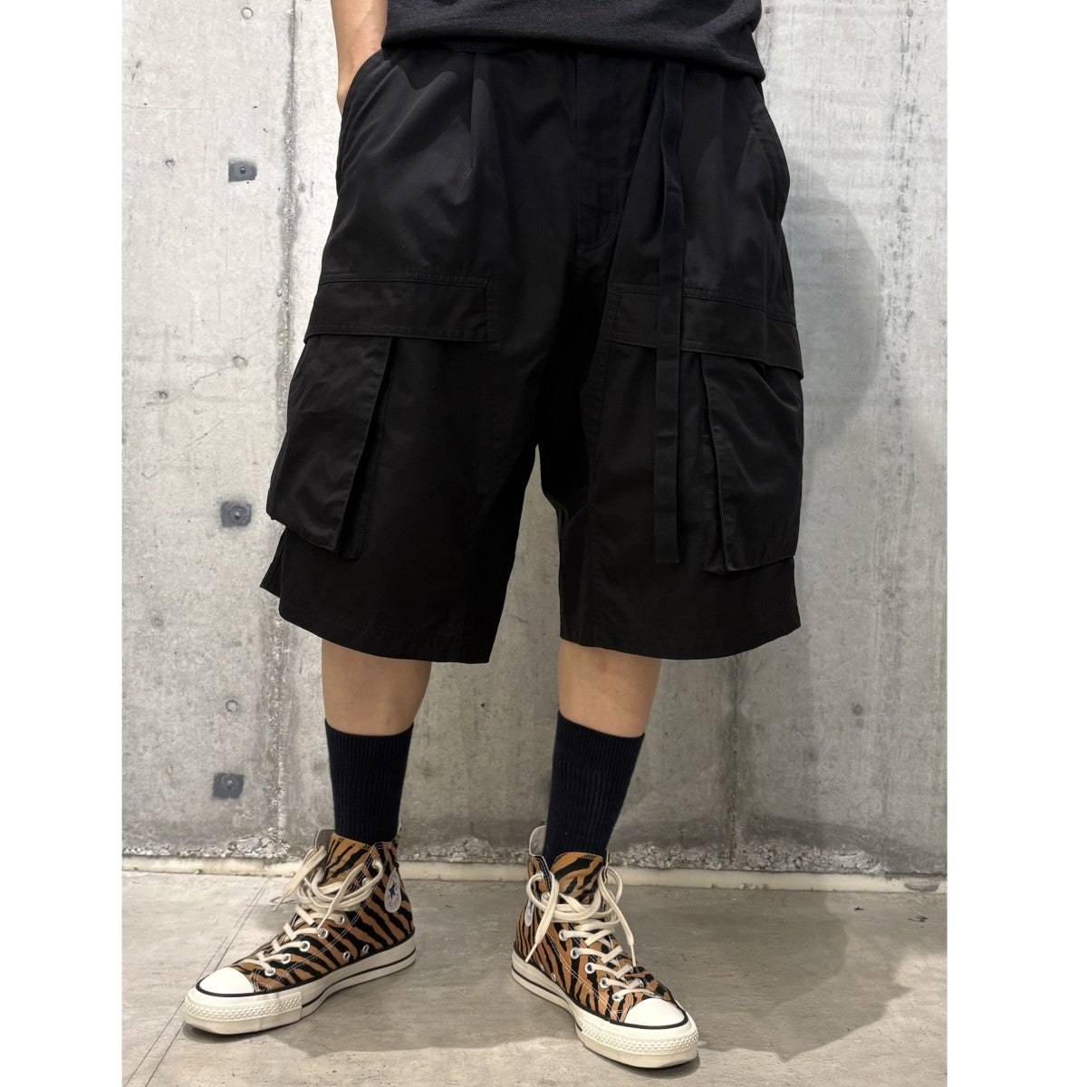 BOTTEGA VENETA 20SSBelted Cargo Shortsベルテッドカーゴパンツミリタリーショーツ 古着・中古-2枚目のアイテム画像