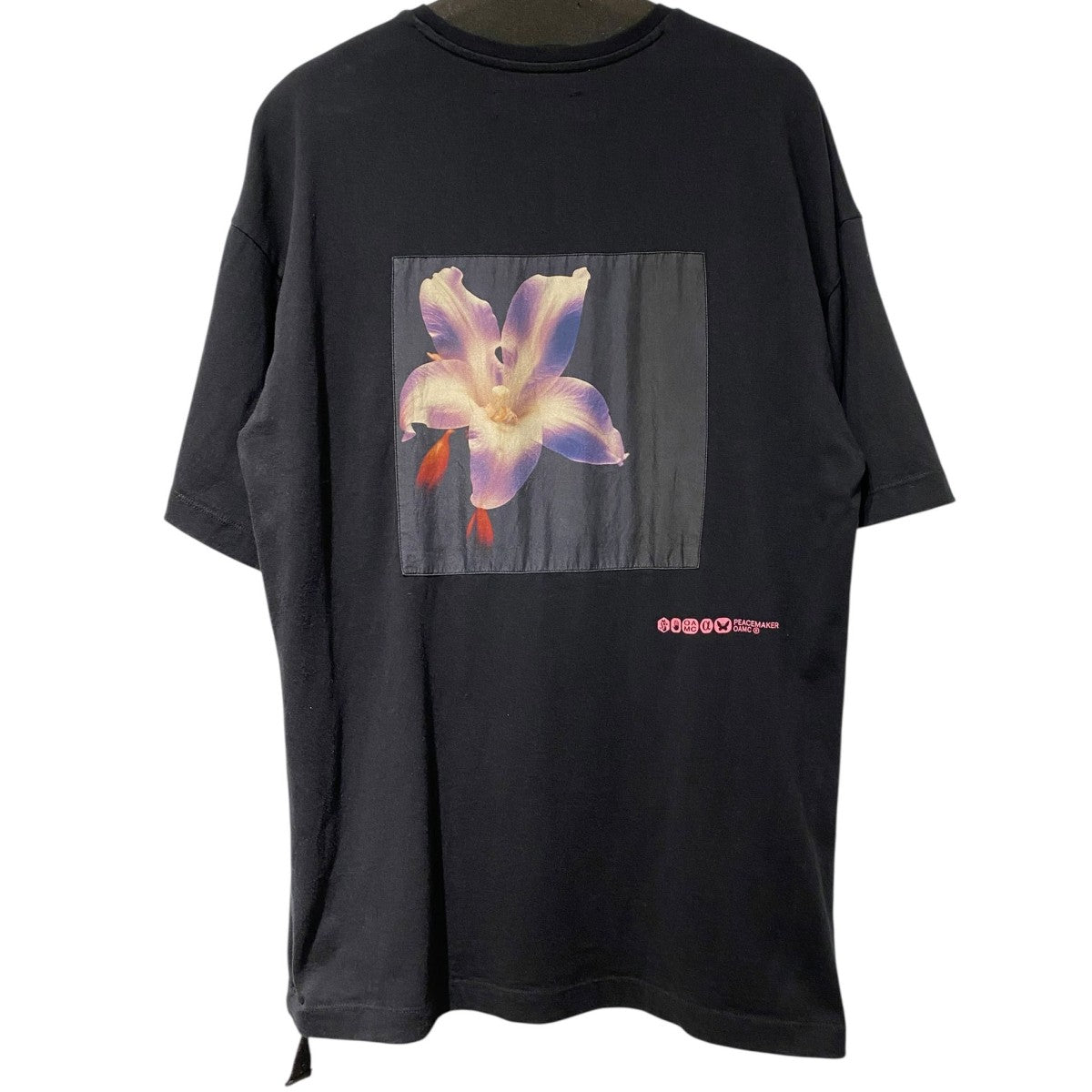 OAMC PEACEMAKER 25SSPeacemaker Flower S／S T-ShirtバックフォトフラワーTシャツ 古着・中古-1枚目のアイテム画像