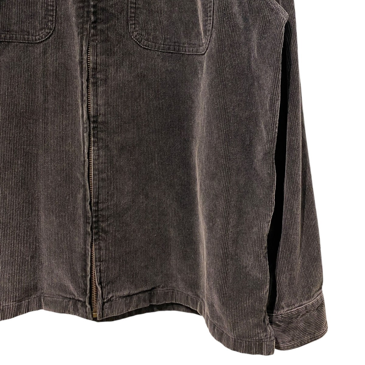 ジャケット・アウター Supreme Washed Corduroy Zip Up Shirt 24s Supreme Washed Corduroy Zip Up Shirt Black Men's - SS24 - US