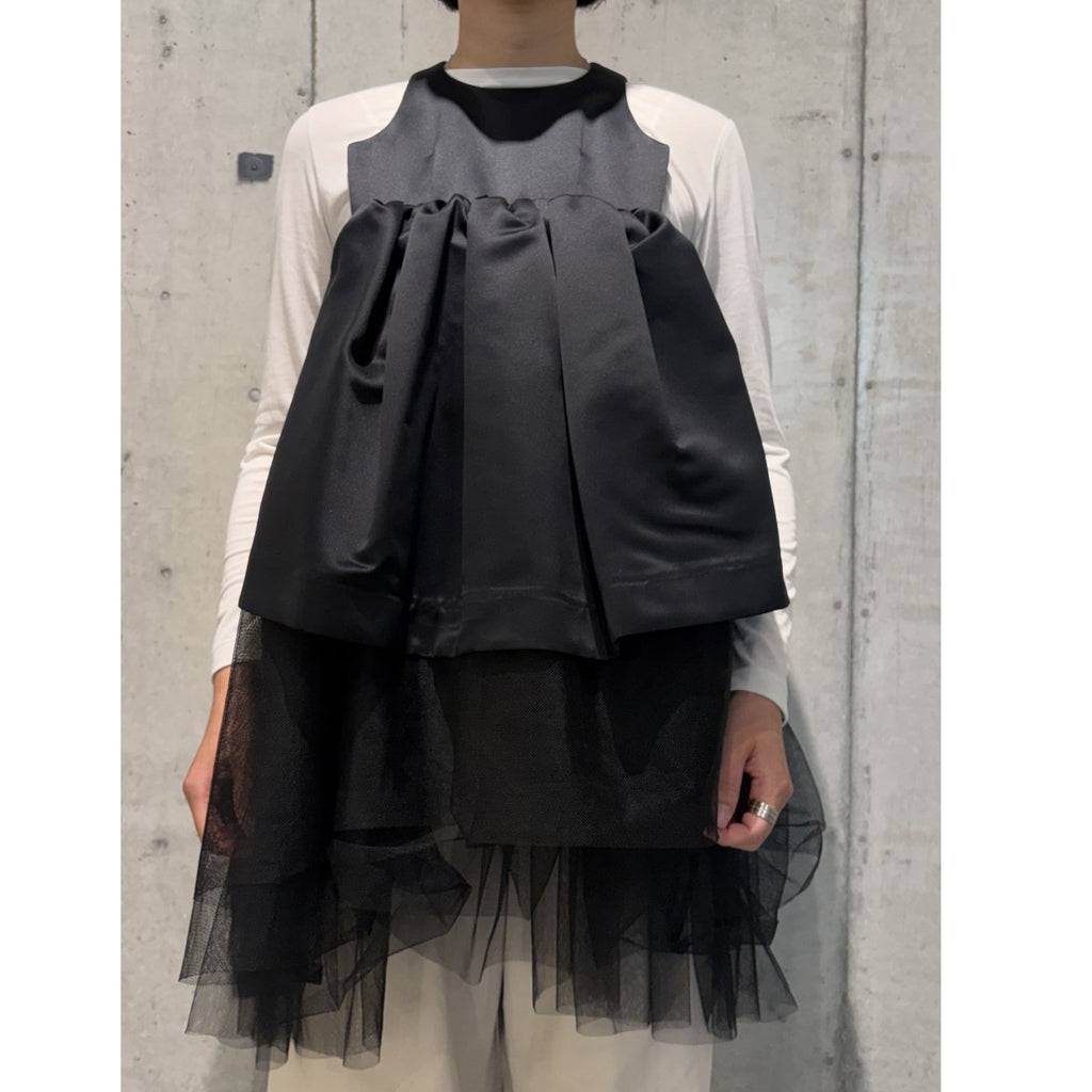 noir kei ninomiya(ノワールケイニノミヤ) 24SSチュールフリルスカート