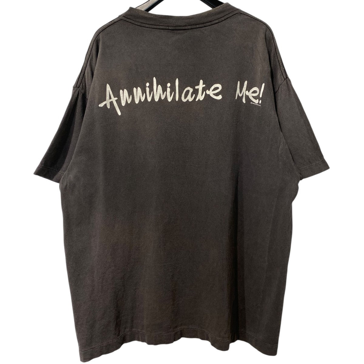 SAINT MICHAEL 24AWSAINT SS TEE USEDダメージ加工プリントTシャツ 古着・中古-2枚目のアイテム画像