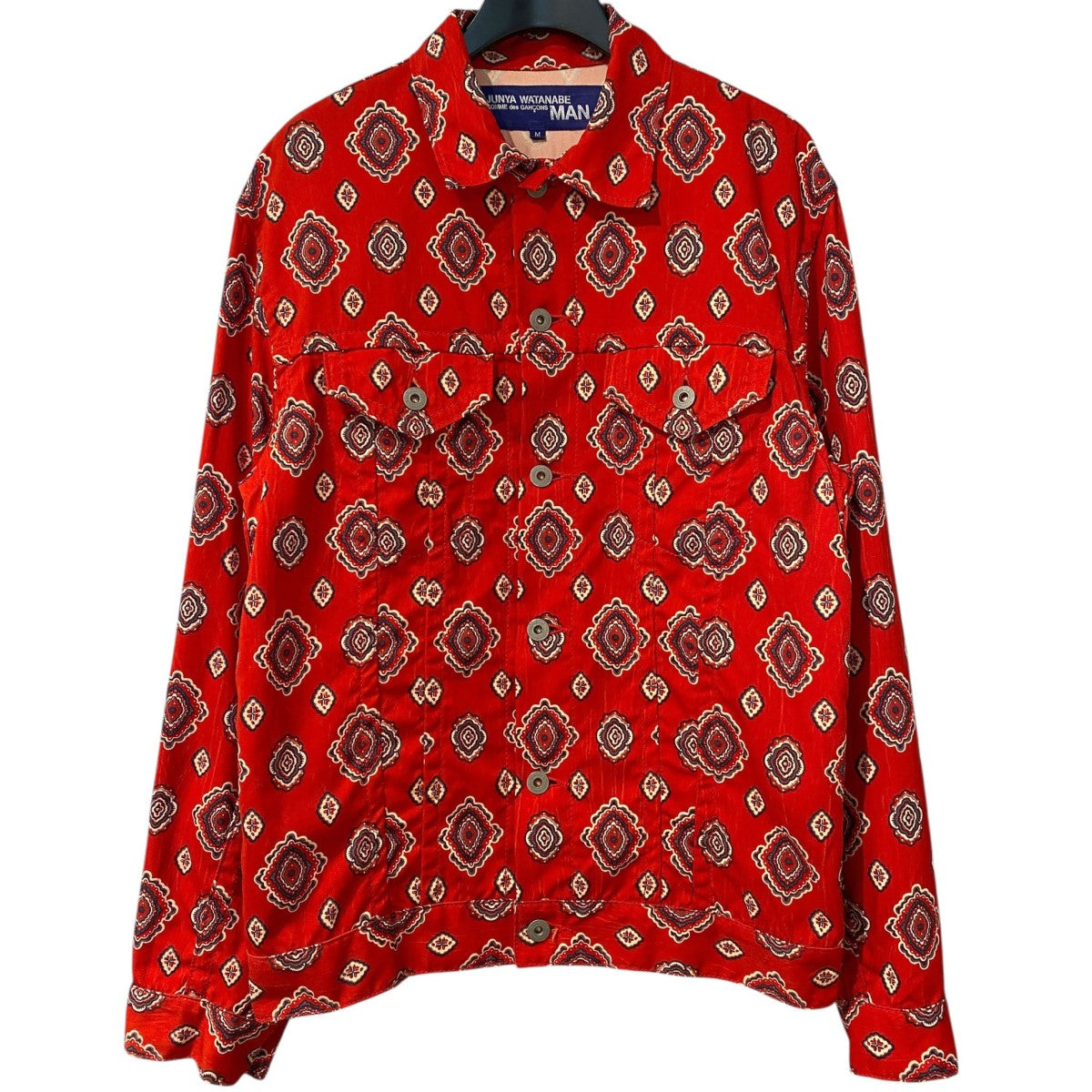 ★美品★ジュンヤワタナベコムデギャルソン トラッカージャケット XS 赤 レッド JUNYA WATANABE COMME des GARCONS MAN(ジュンヤワタナベ