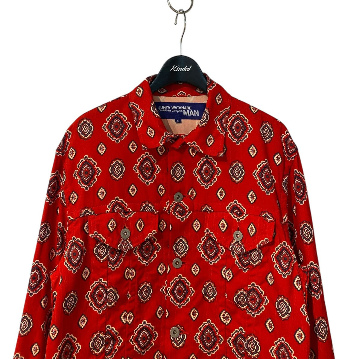 スカーレット 　　　☆ COMME des GARCONS ジャケット Comme Des Garçons Play x K-Way フーデッドジャケット | ブルー