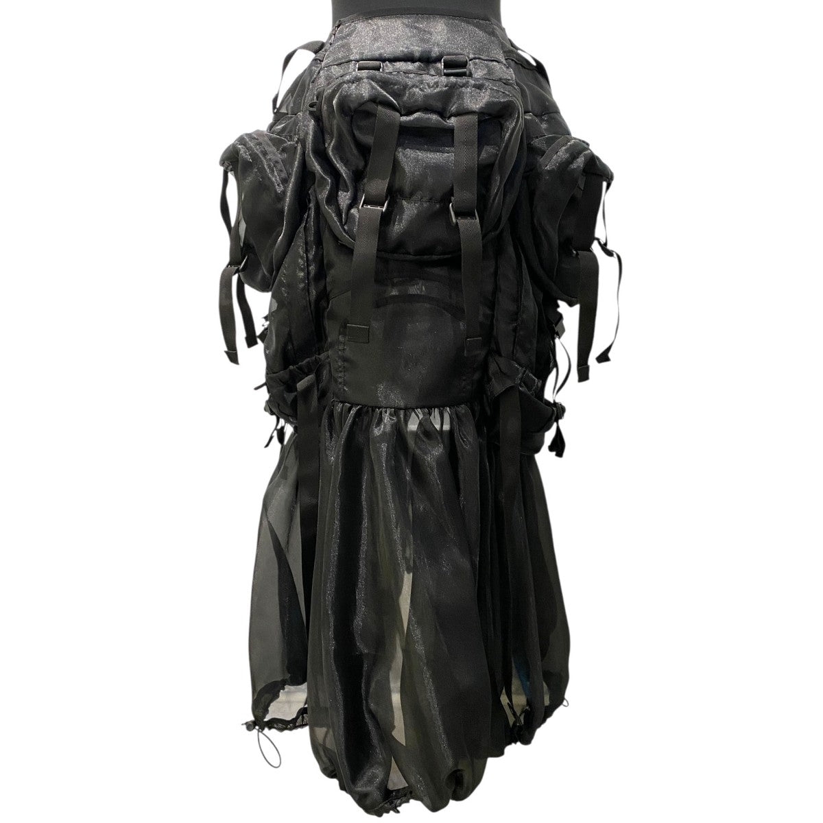 JUNYA WATANABE COMME des GARCONS 25SSJO-S017／Organdy Tech Skirtテックマルチポケットバルーンスカート 古着・中古-2枚目のアイテム画像
