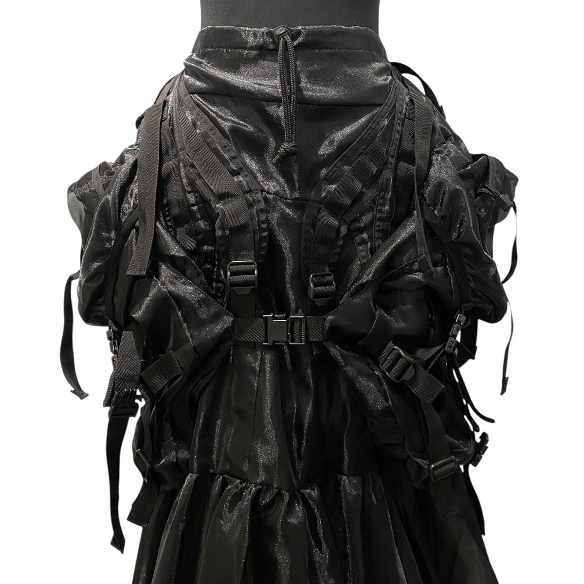 JUNYA WATANABE COMME des GARCONS 25SSJO-S017／Organdy Tech Skirtテックマルチポケットバルーンスカート 古着・中古-3枚目のアイテム画像