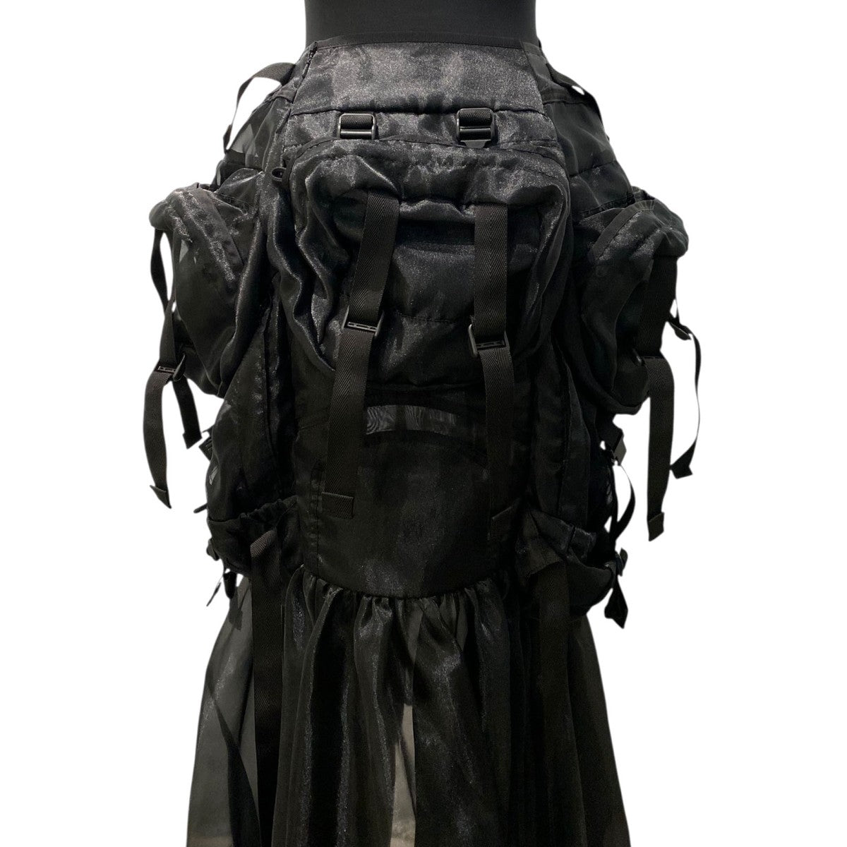 JUNYA WATANABE COMME des GARCONS 25SSJO-S017／Organdy Tech Skirtテックマルチポケットバルーンスカート 古着・中古-5枚目のアイテム画像