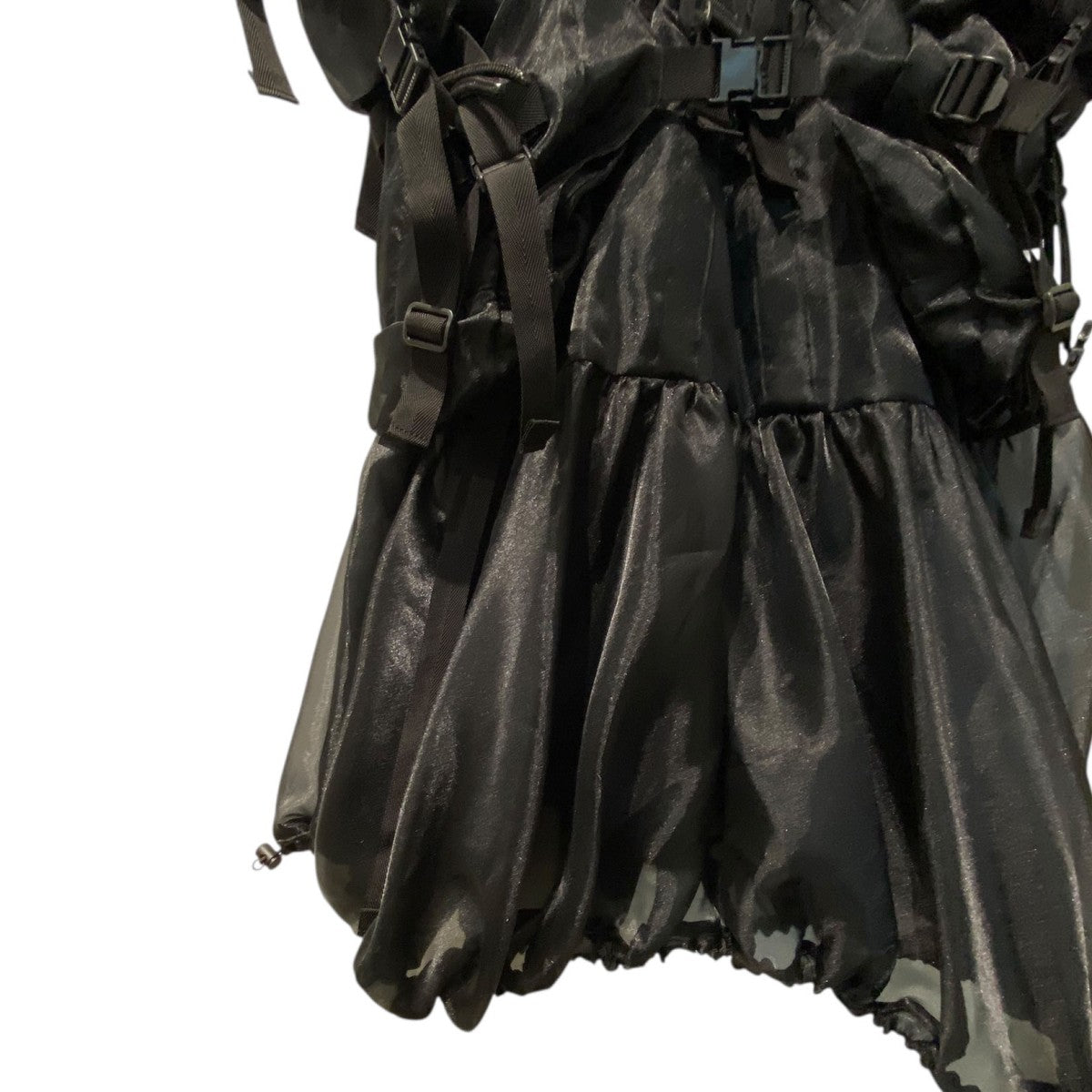 JUNYA WATANABE COMME des GARCONS 25SSJO-S017／Organdy Tech Skirtテックマルチポケットバルーンスカート 古着・中古-7枚目のアイテム画像