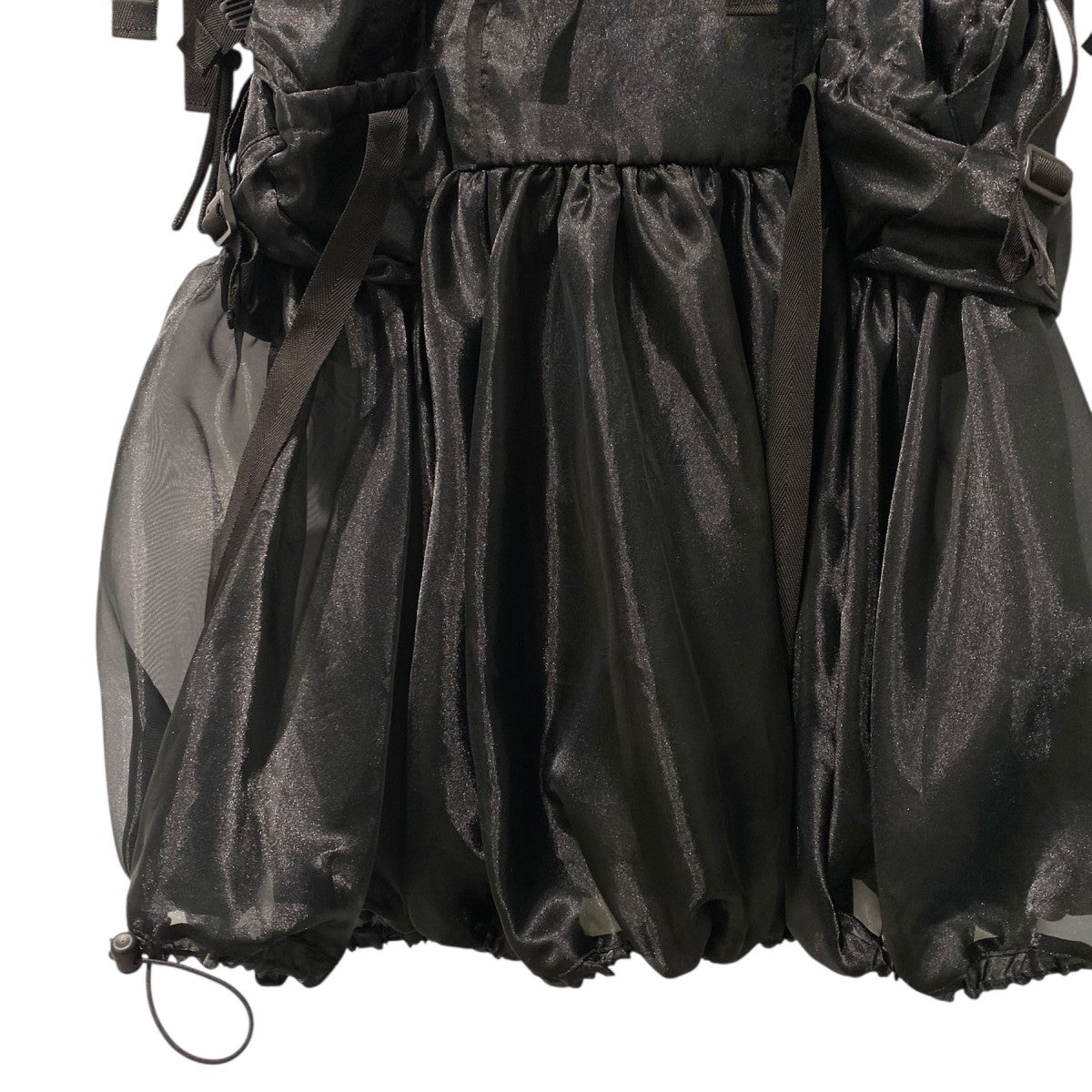 JUNYA WATANABE COMME des GARCONS 25SSJO-S017／Organdy Tech Skirtテックマルチポケットバルーンスカート 古着・中古-9枚目のアイテム画像