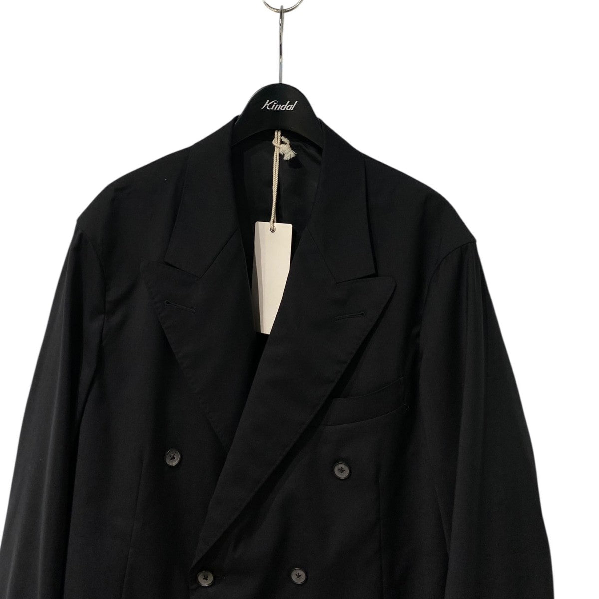 25SSEX． DOUBLE BREASTED JACKET WOOL SILKウールシルクダブルジャケット