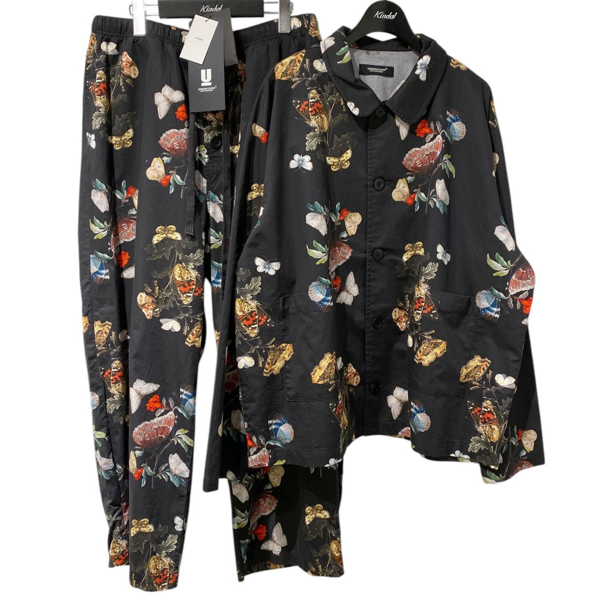 AD2002 archive インサイドアウトデカボタンシャツ ダブルフェイス AD2002 archive インサイドアウトデカボタンシャツ ダブル