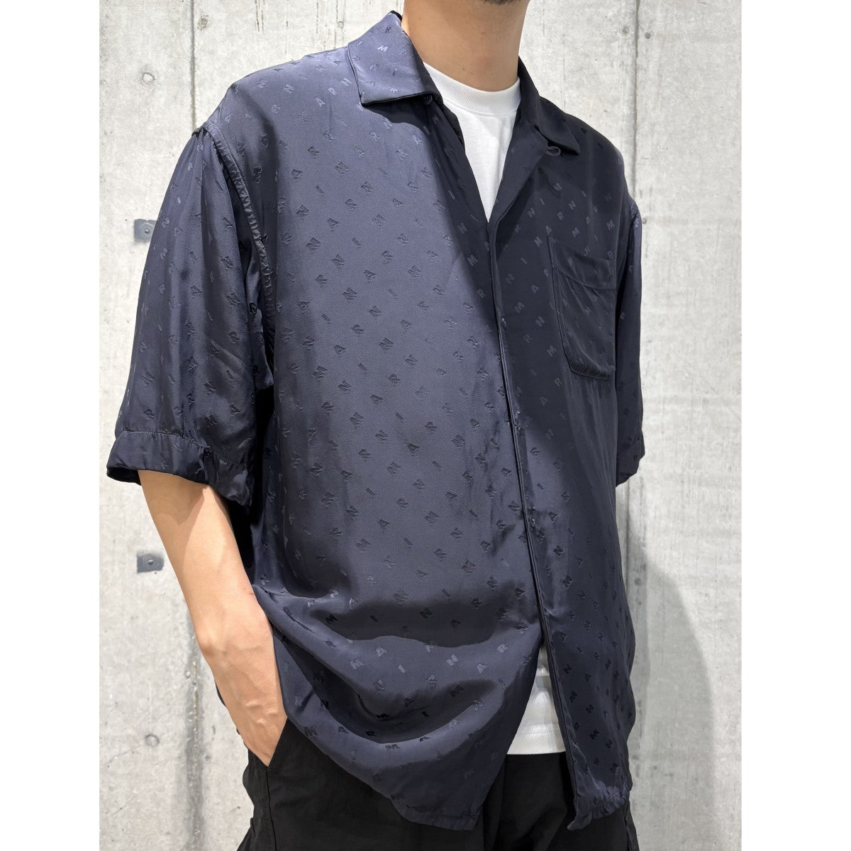 20SSLOGO ロゴレーヨンシャツ